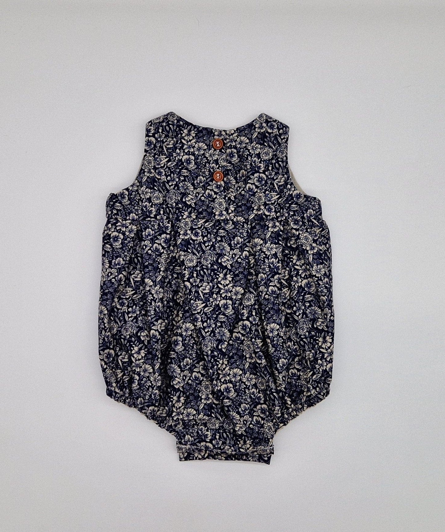 Rompers Ada Pleated Romper - Navy Floral