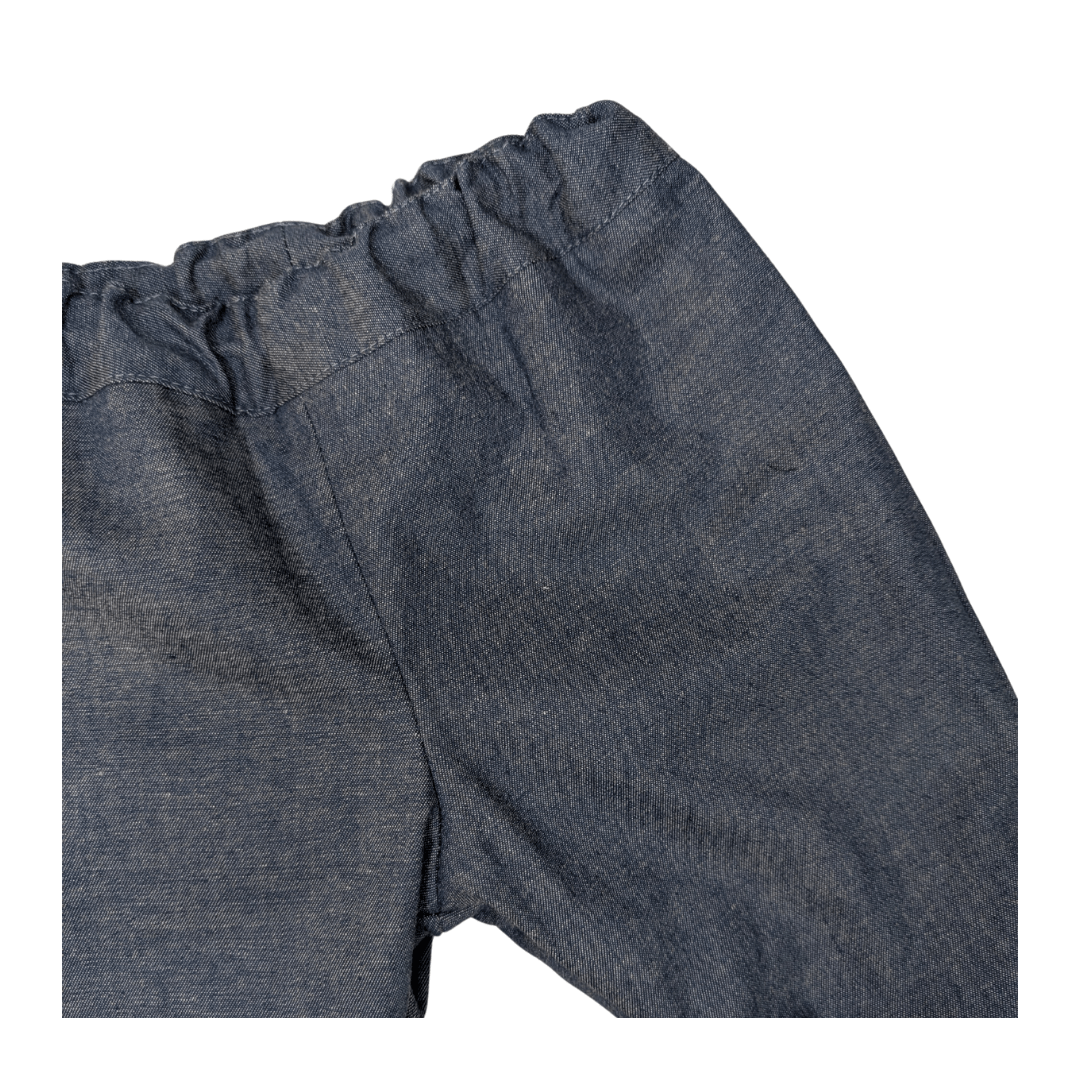 BLUE CHAMBRAY TROUSER