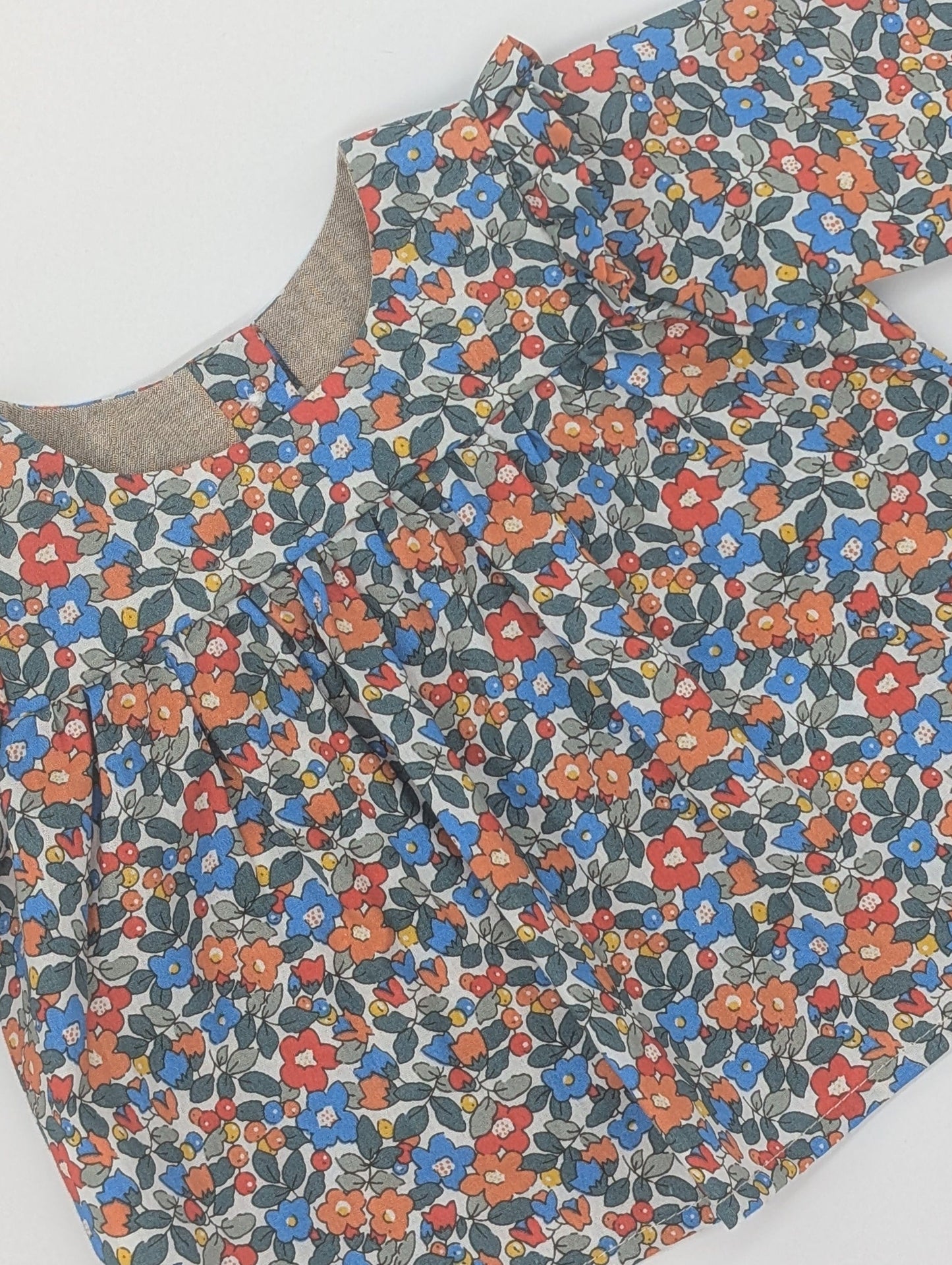 Bright Liberty Print Long Sleeve Blouse