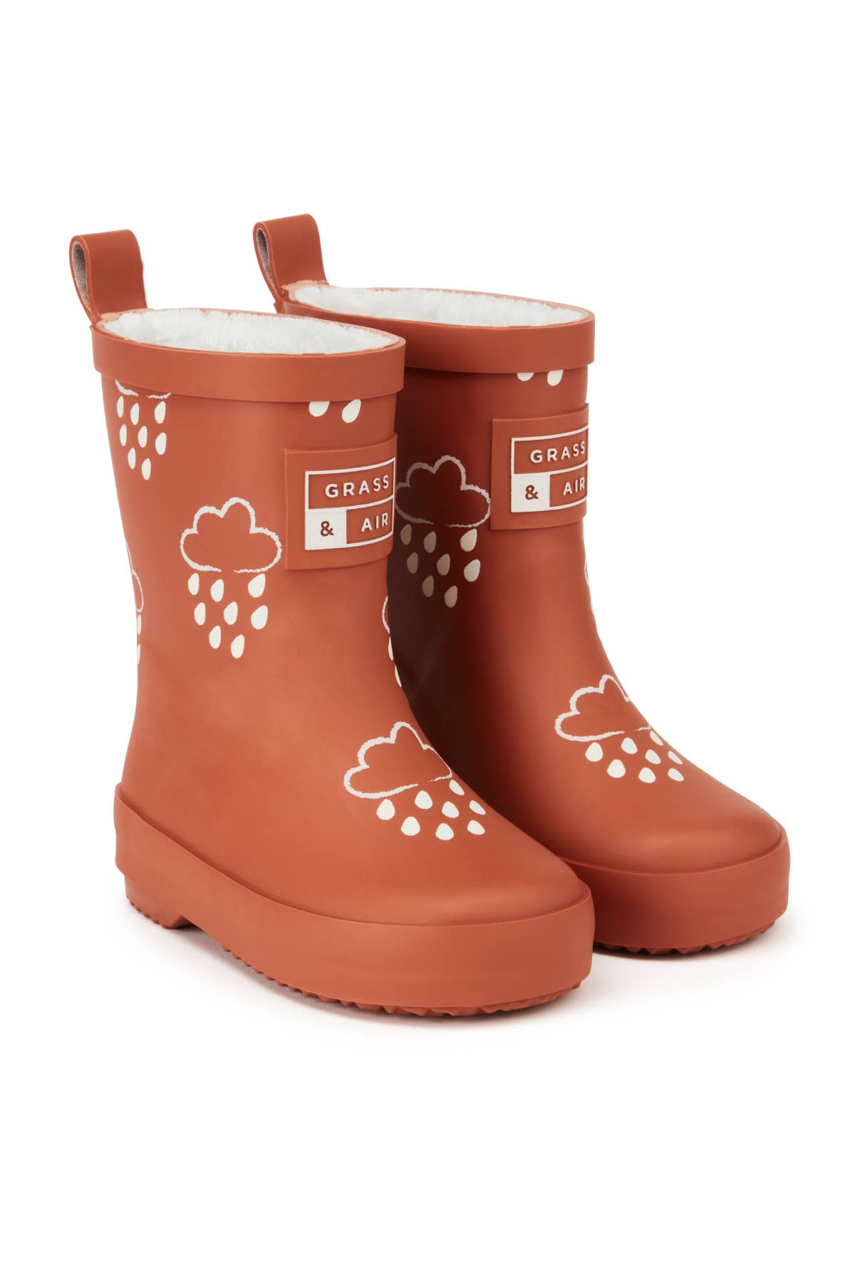 Burnt Orange Colour-Changing Kids Wellies