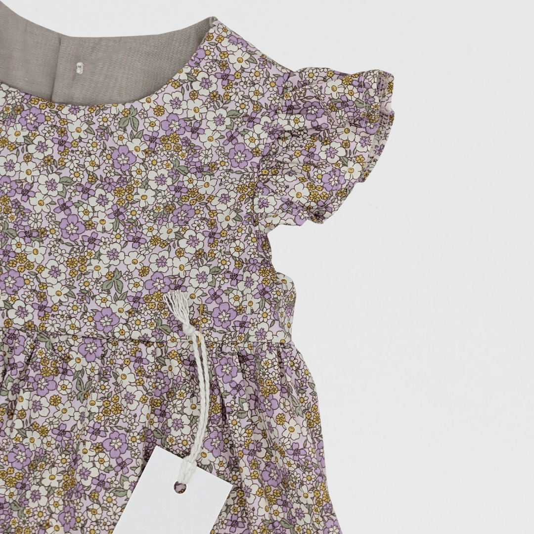 Darcie Floral Dress | Purple/Yellow/Multi