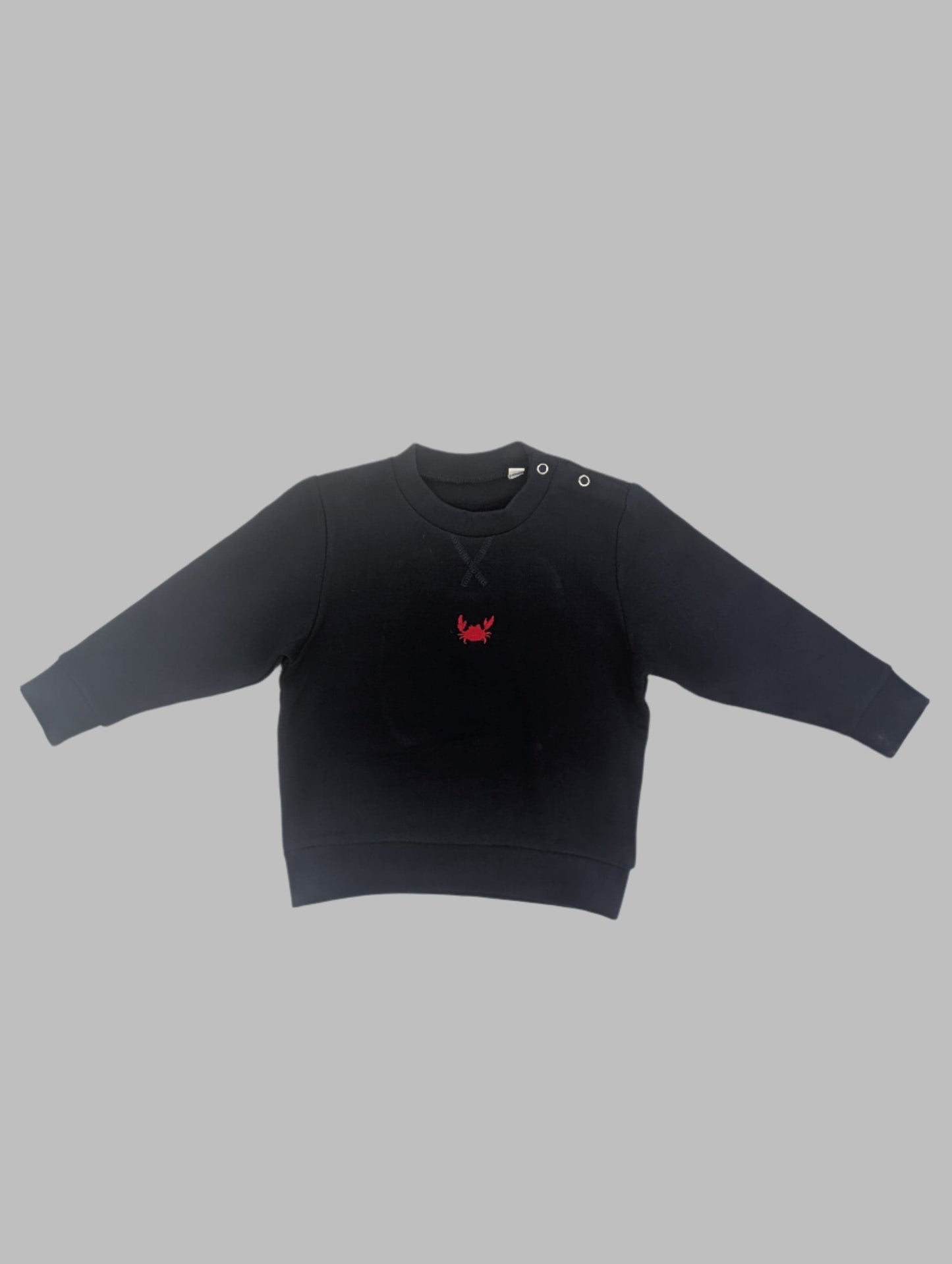 Dot and Doug Crab Navy Jumper