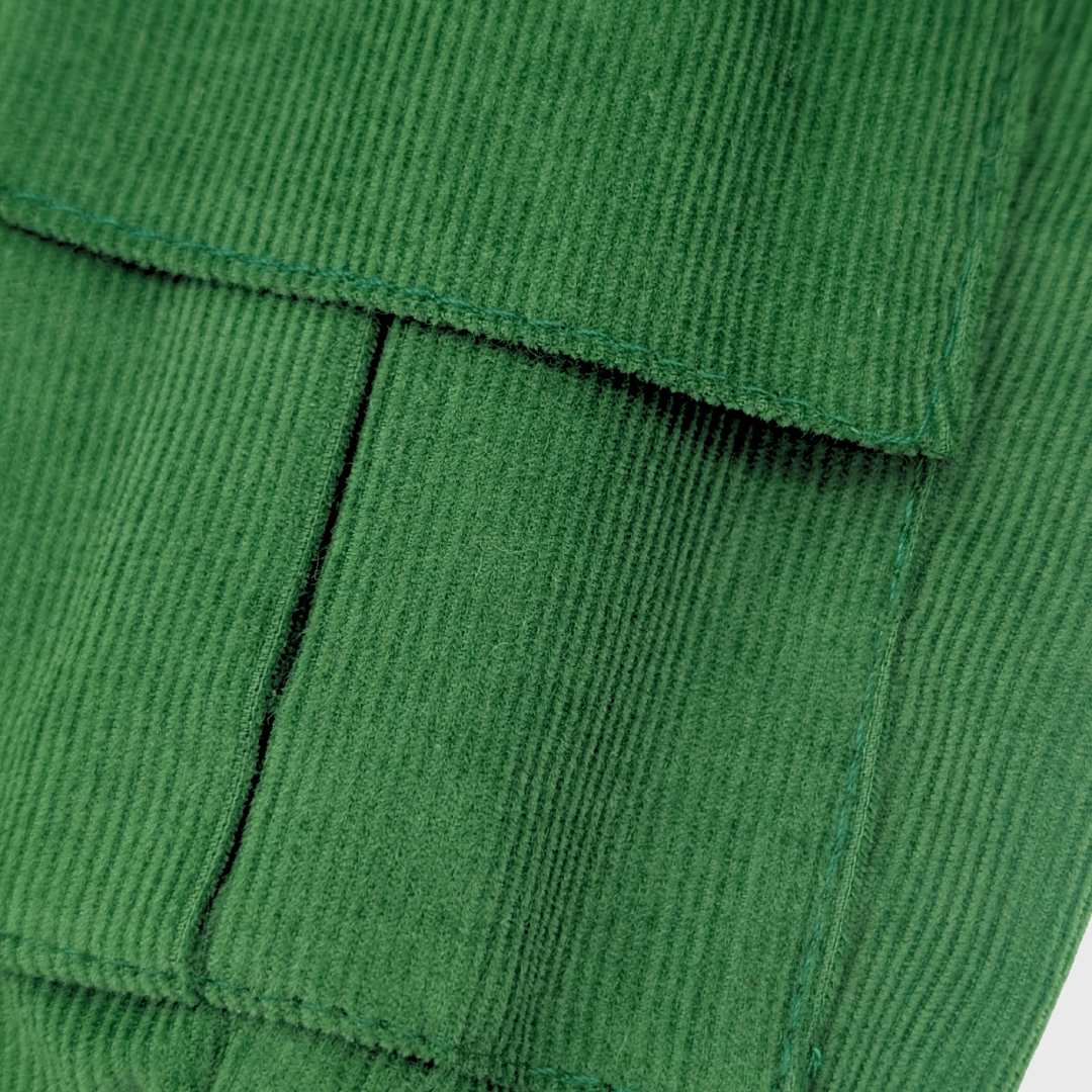 Frankie Pocket Corduroy Trousers | Green