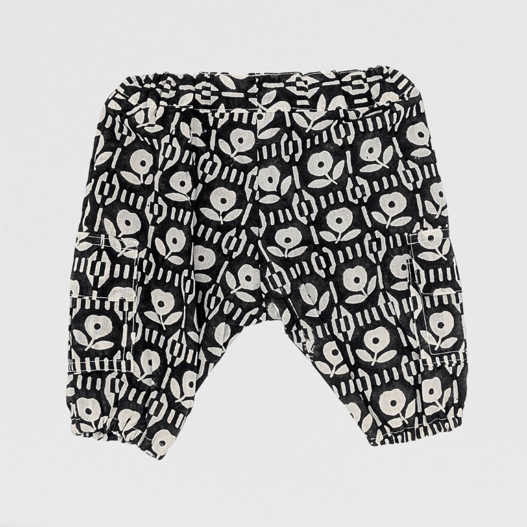 Frankie Pocket Trousers | Black/White