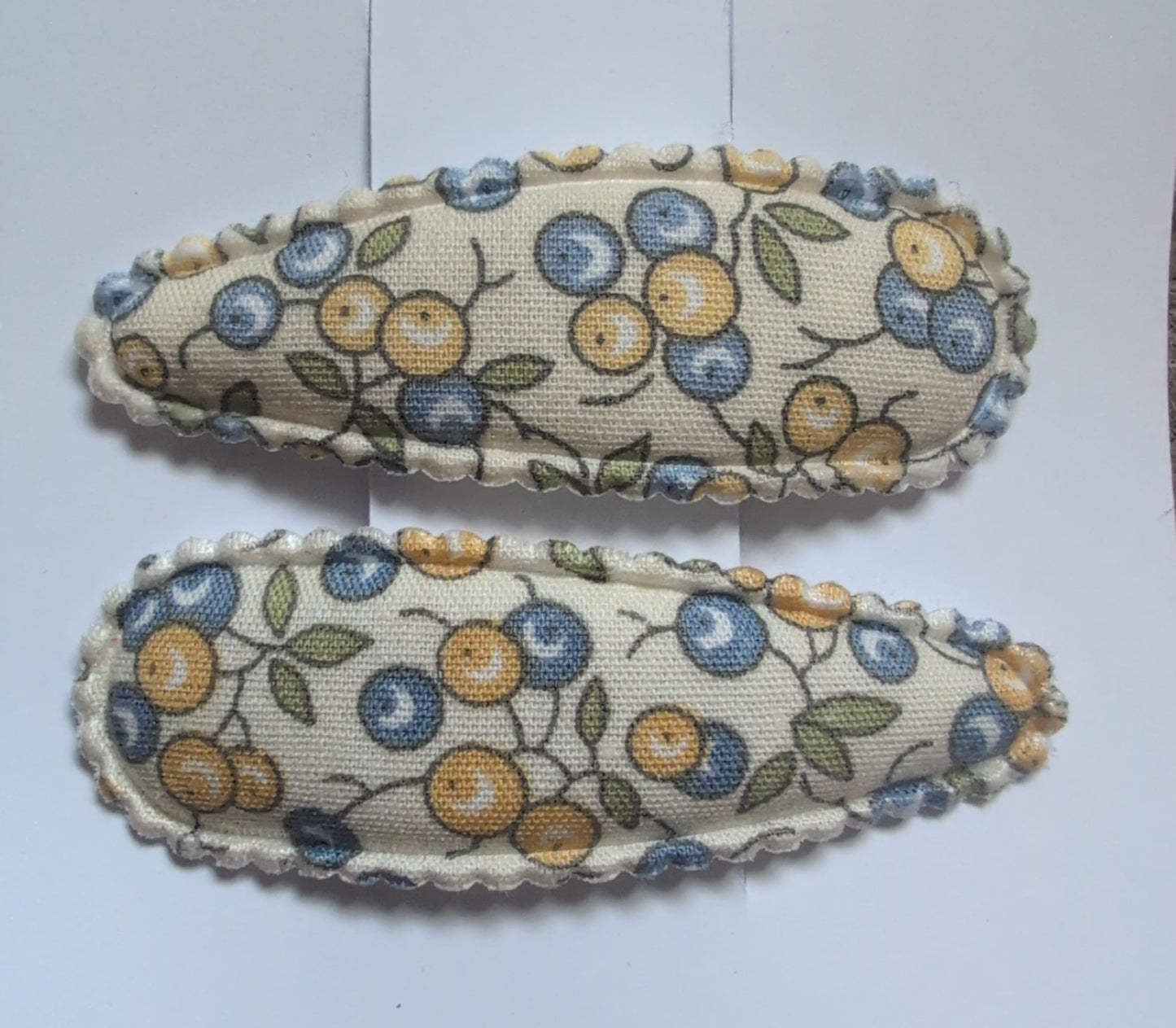 Hair Clips La Fleures Hair Clips | Yellow/Blue