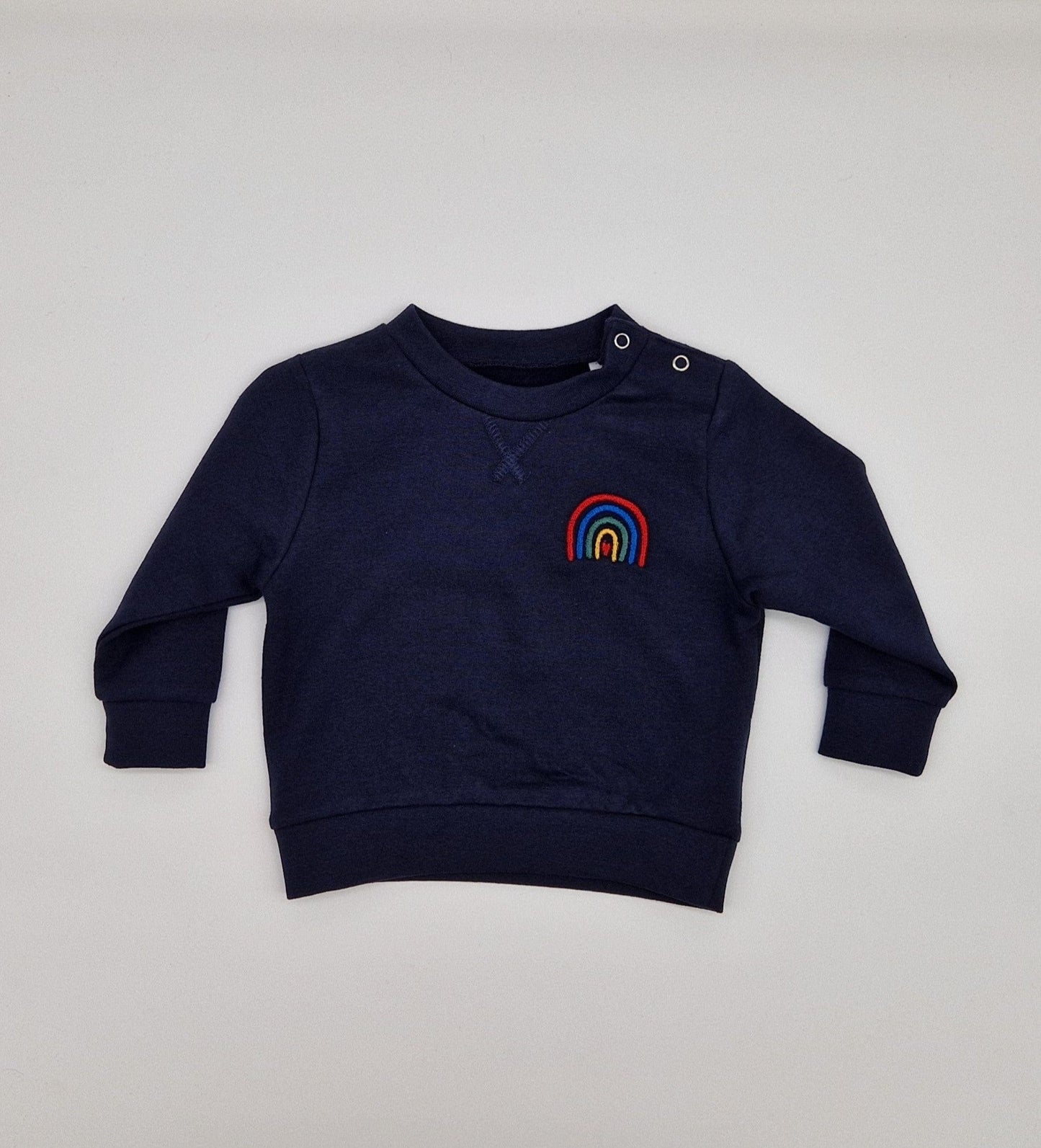 Navy Rainbow Jumper