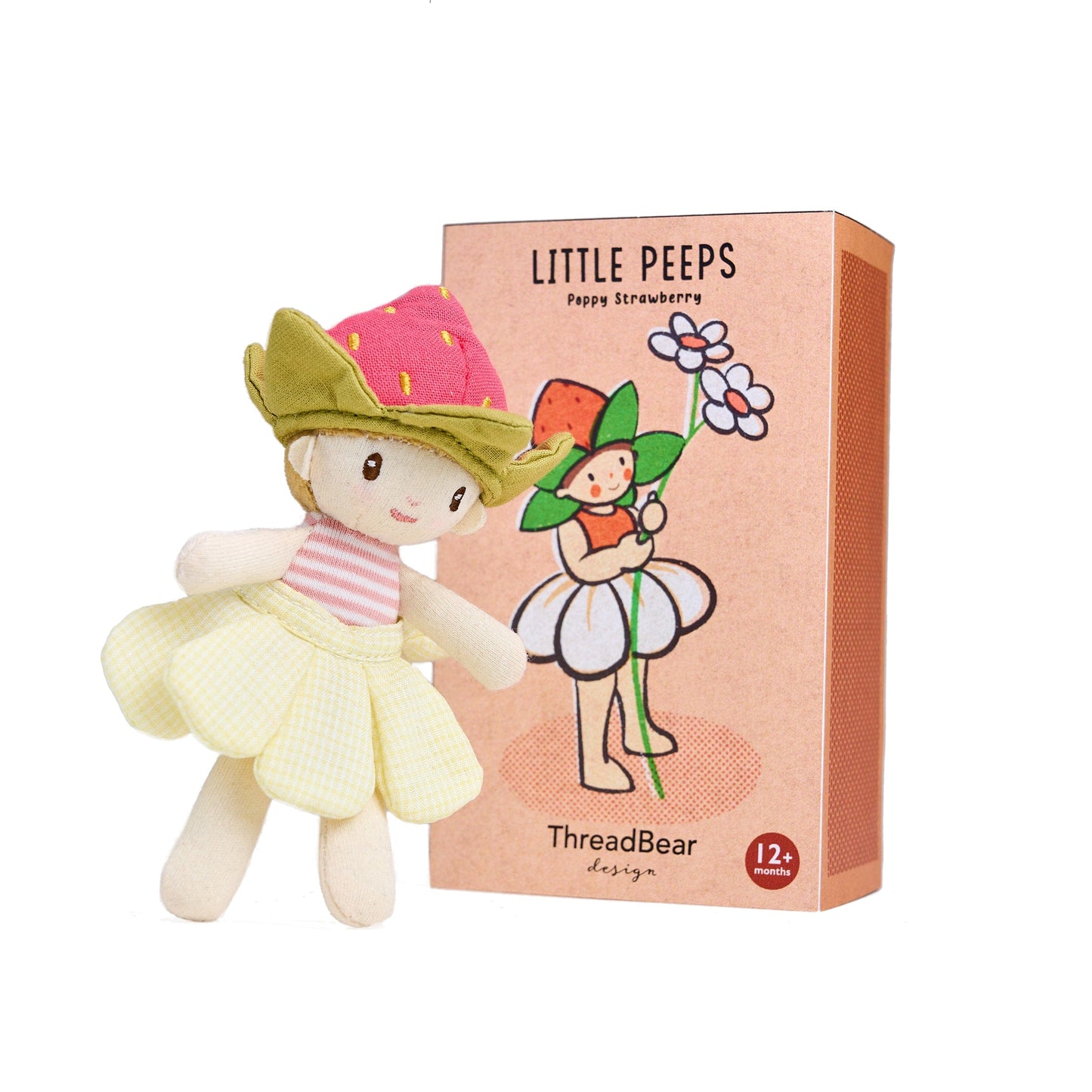 Poppy Strawberry Matchbox Doll by Threadbear Design.