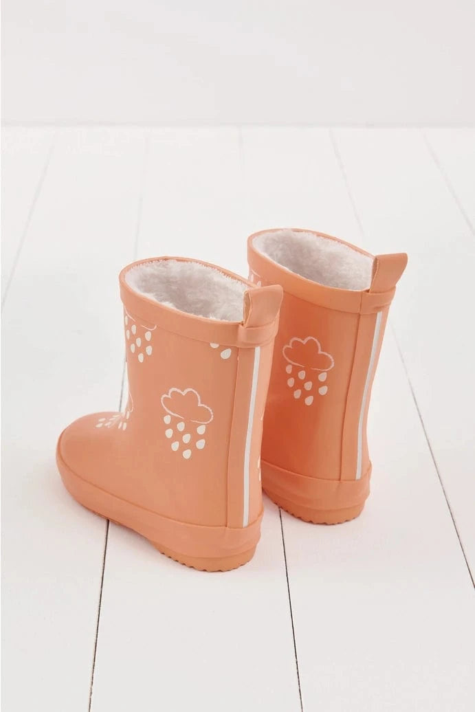PRE-ORDER Volcanic Orange Colour-Changing Kids Wellies