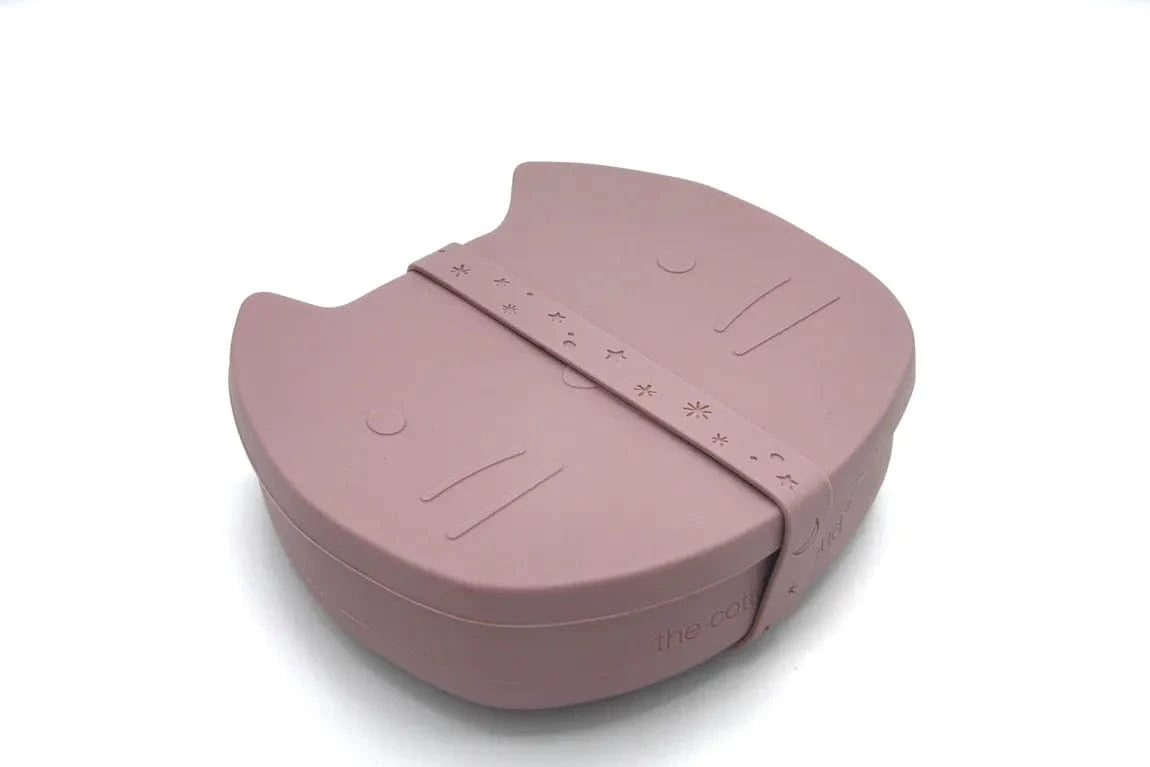 Pippa the Cat / Mauve Silicone Lunchbox