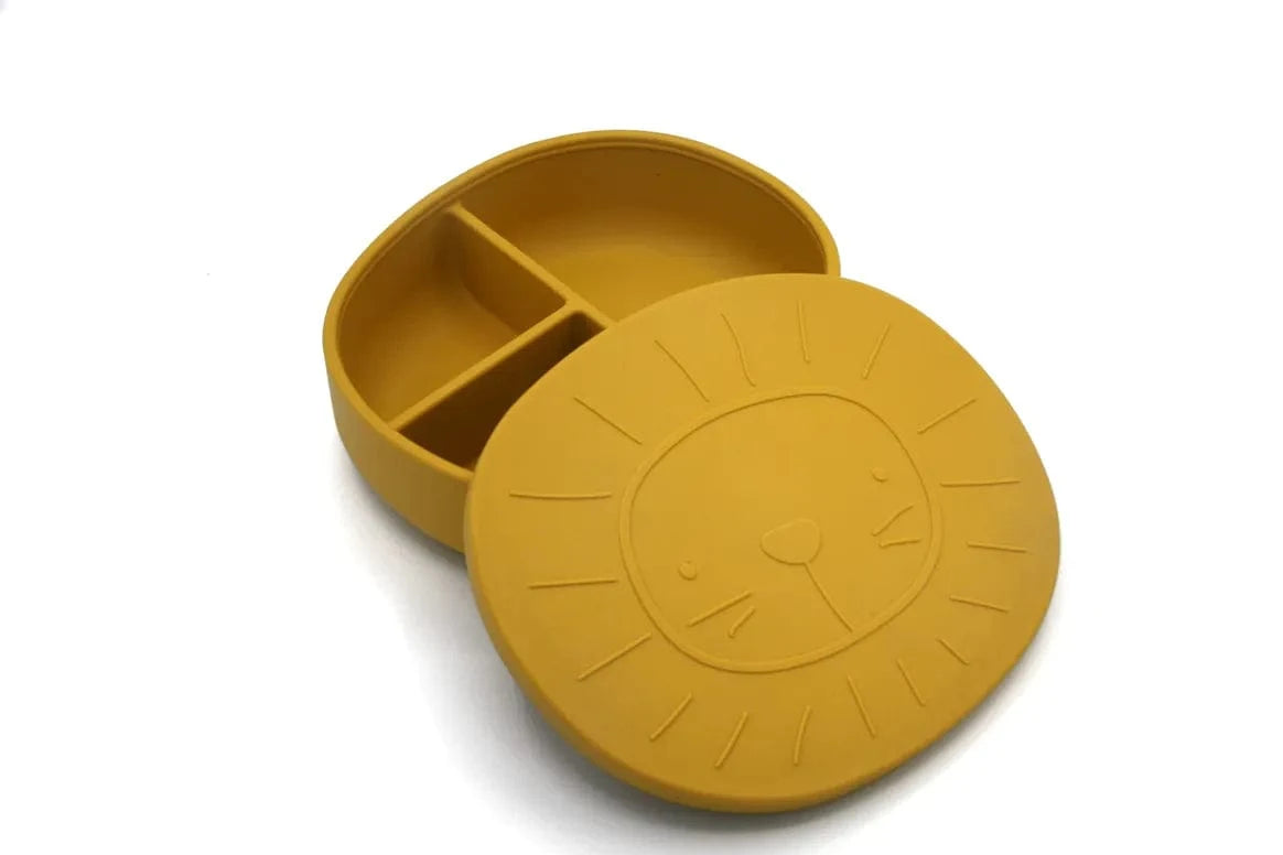 Alfie the Lion / Mustard Silicone Lunchbox
