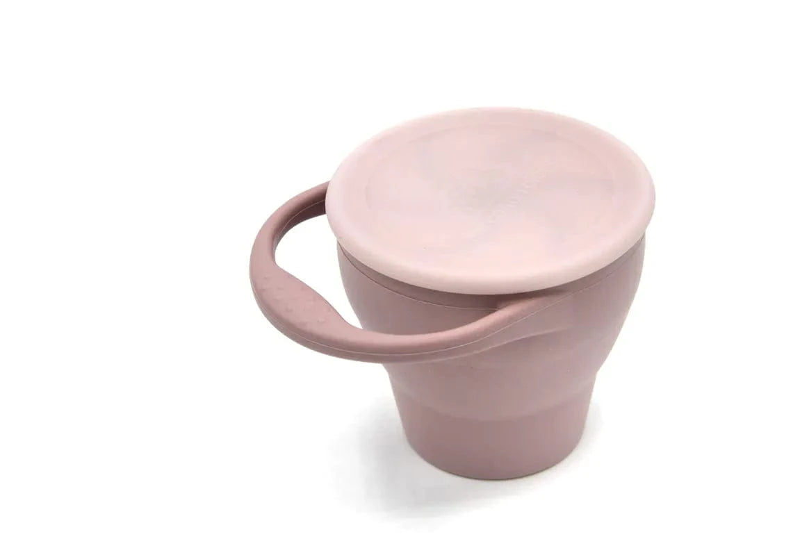 Dusty Pink Silicone Snack Cup