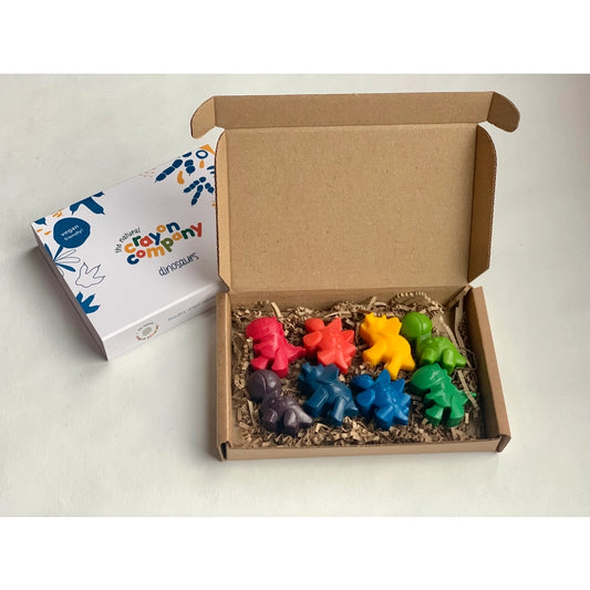 8 Dinosaur Crayons Set