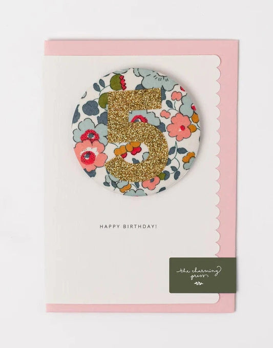Age 5 - Liberty badge card