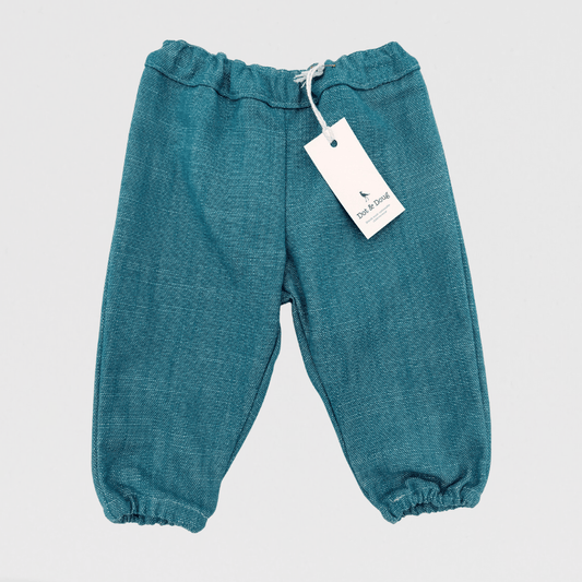 Archie Denim Trouser | Teal