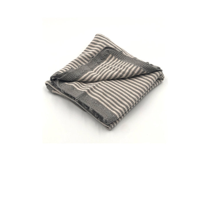 Grey Stripe Blanket