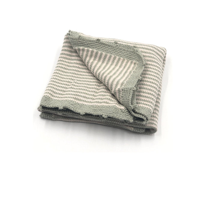 Teal Stripe Blanket
