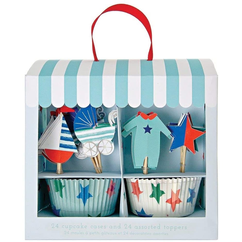 Clearance Baby Boy Cupcake Toppers