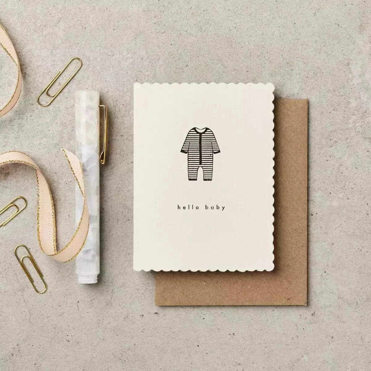 Babygrow 'Hello Baby' (mini A7)