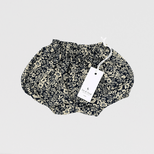 Bailey Floral Bloomers | Navy/White