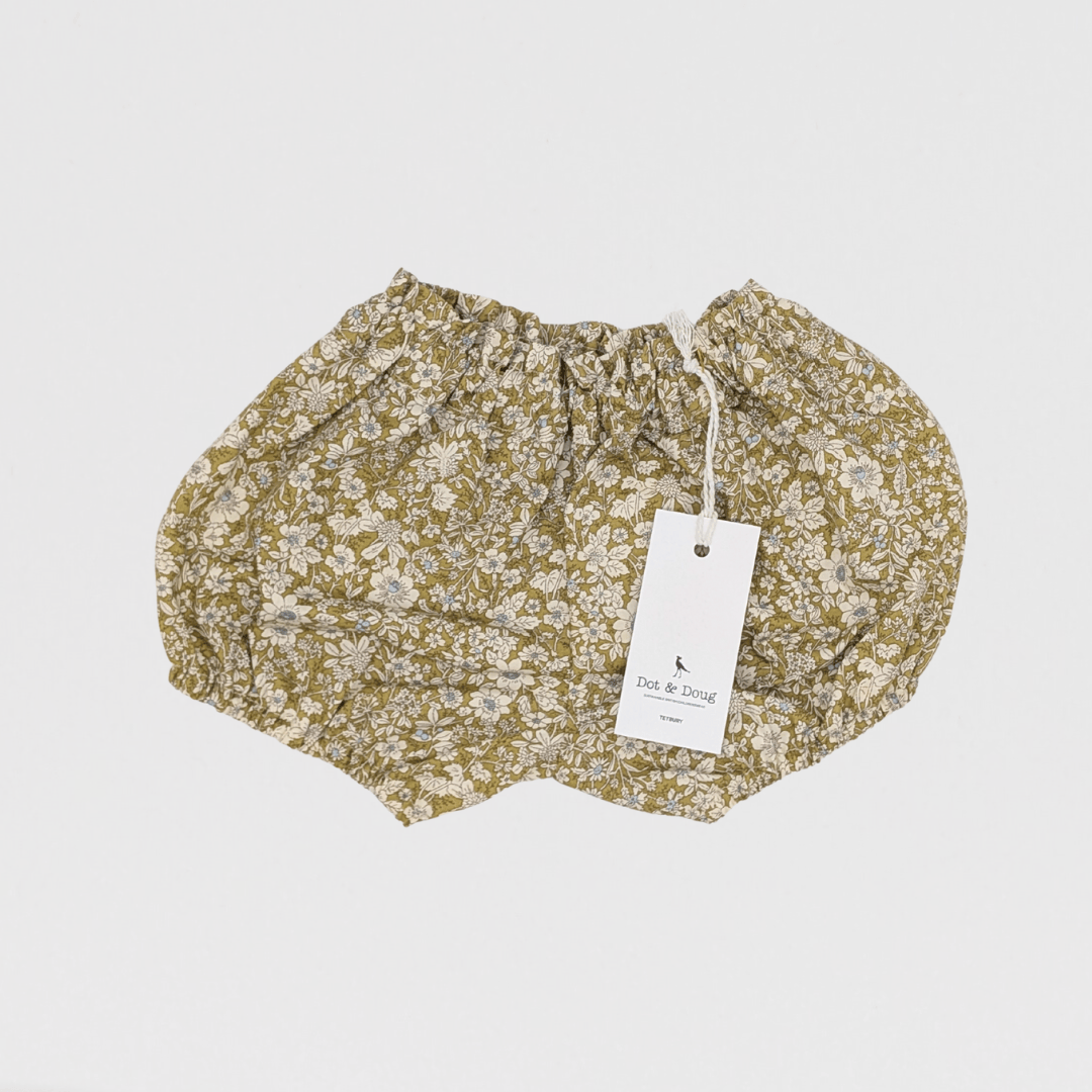 Bailey Floral Bloomers | Olive/White