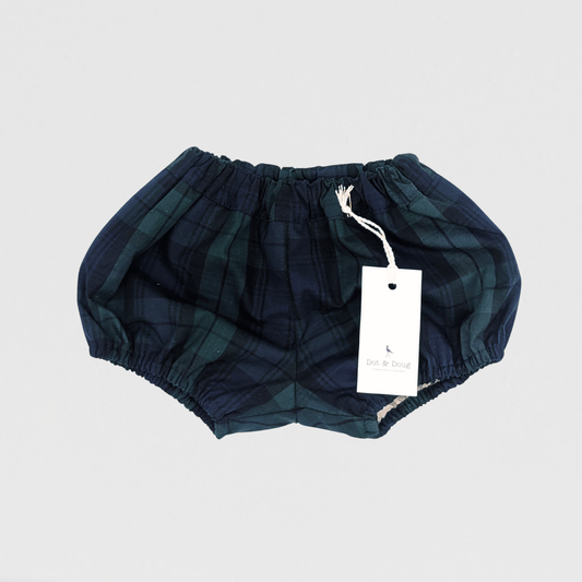 Bailey Tartan Bloomers | Navy/Green