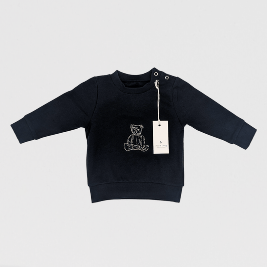 Barney Bear Jumper | Navy/Sand