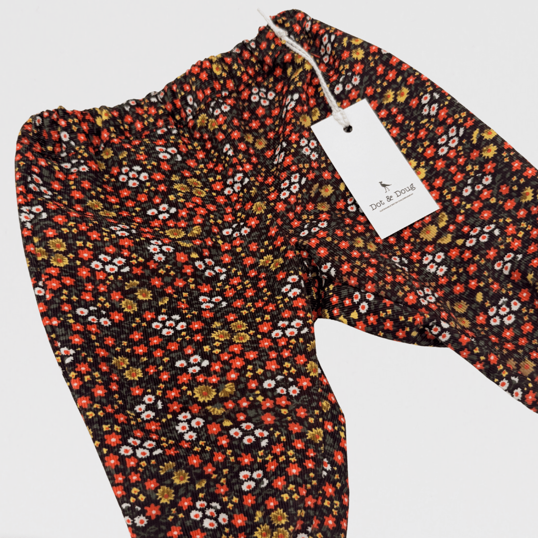 Bloom Floral Trouser | Orange/Multi