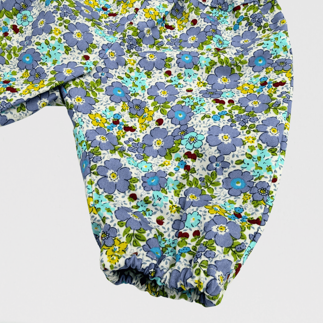 Bloom Floral Trouser | Purple/Turquoise/Green