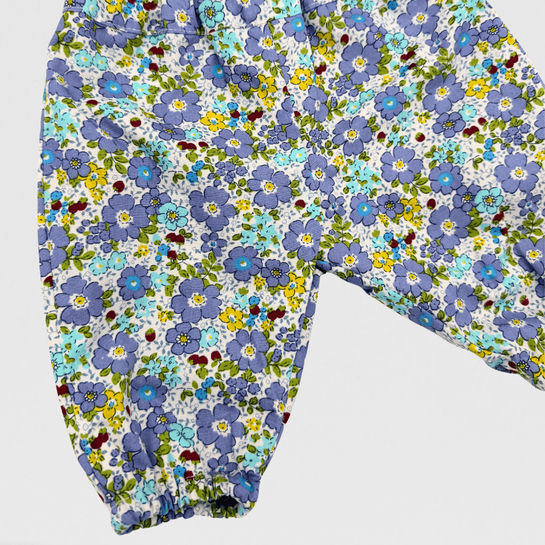 Bloom Floral Trouser | Purple/Turquoise/Green