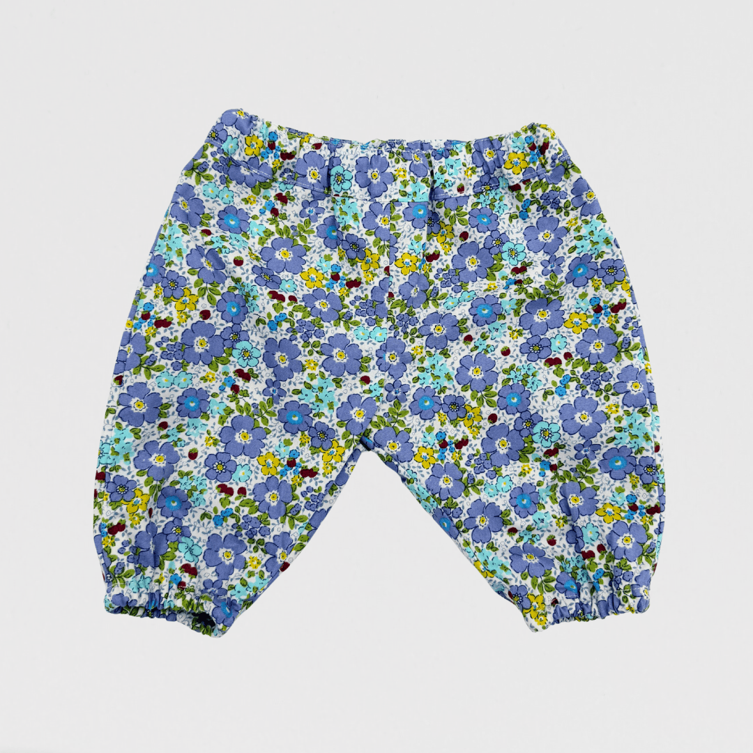 Bloom Floral Trouser | Purple/Turquoise/Green