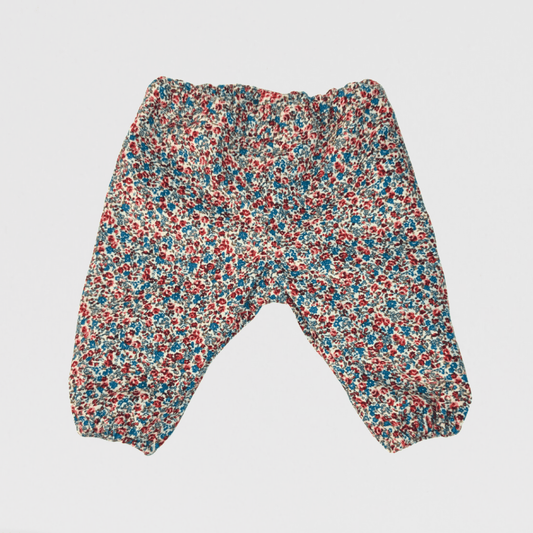 Bloom Floral Trouser | Red/Blue/Multi