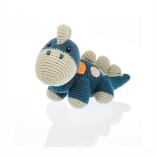 Blue Dino Rattle
