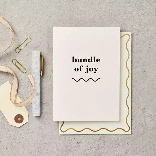 'Bundle of joy' Greetings Card