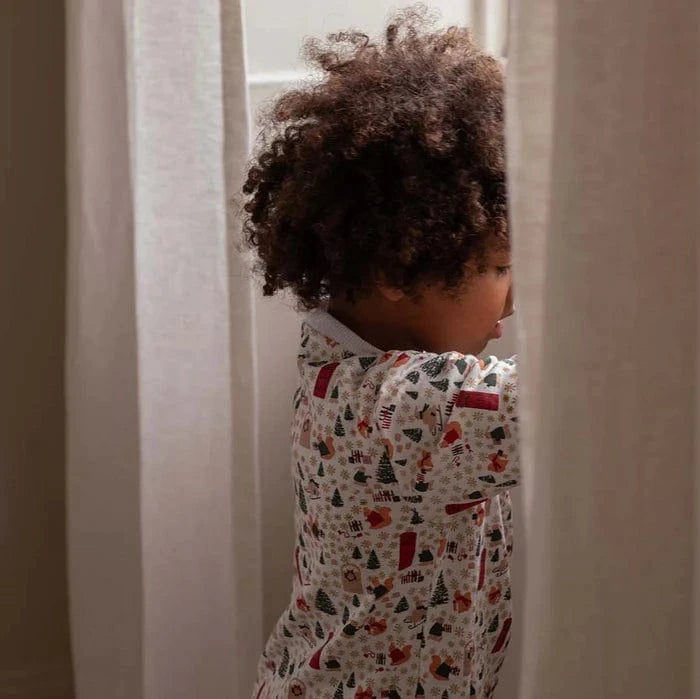 Children's Christmas Jersey Pyjamas - Festive Forest