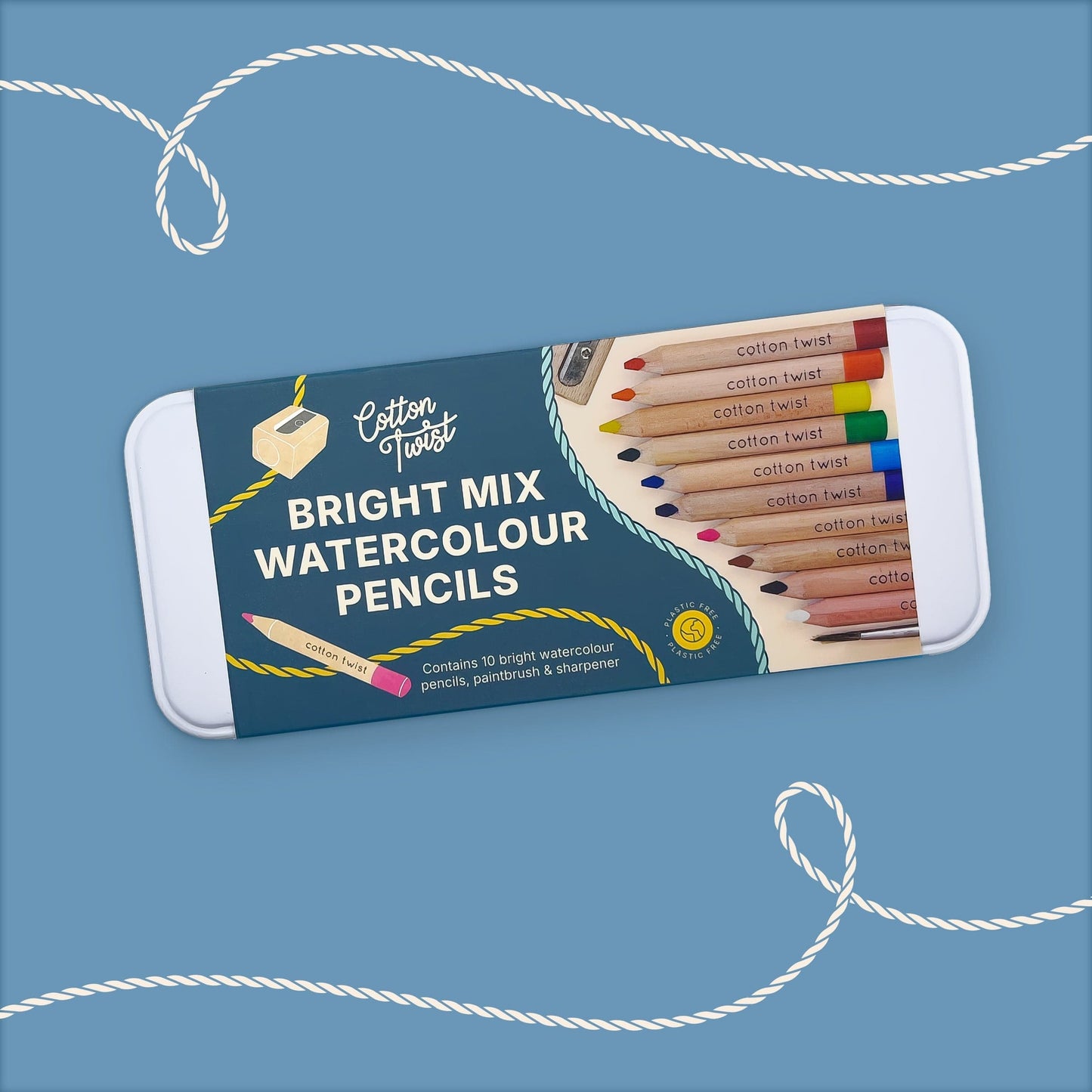 Cotton Twist | Bright Watercolour Pencils Set