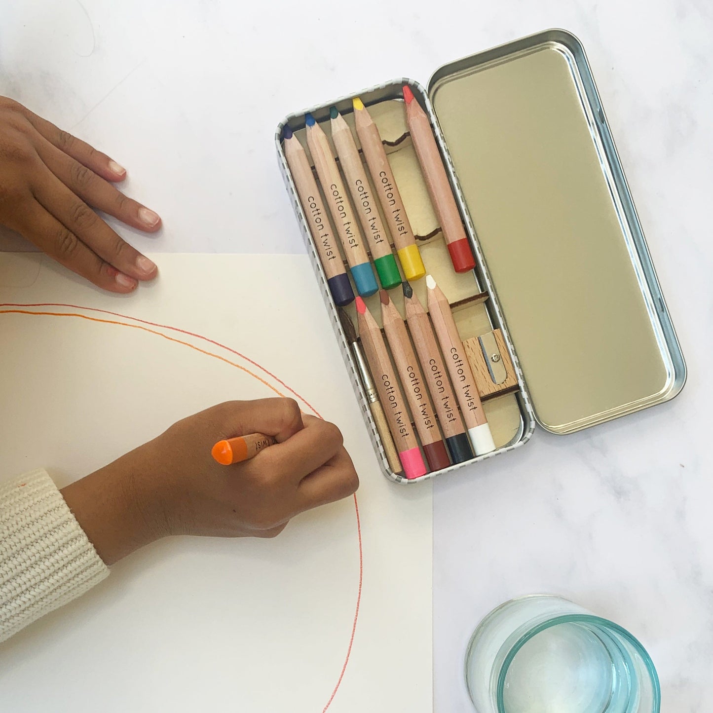 Cotton Twist | Bright Watercolour Pencils Set