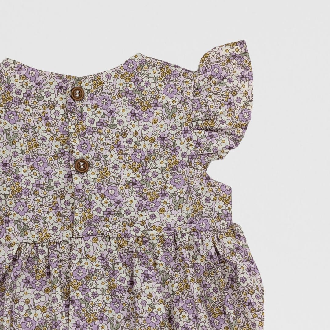 Darcie Floral Dress | Purple/Yellow/Multi
