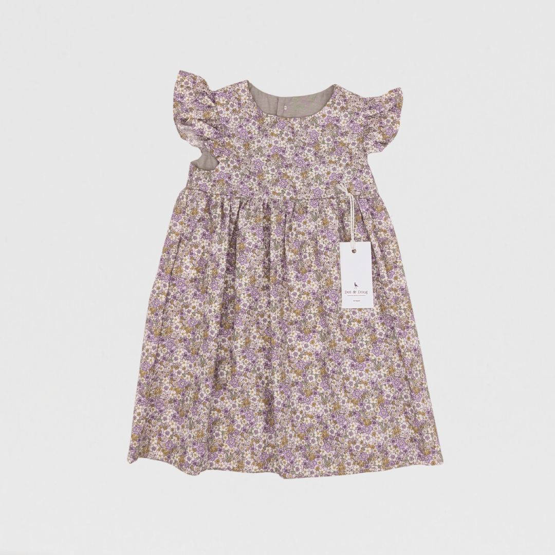 Darcie Floral Dress | Purple/Yellow/Multi