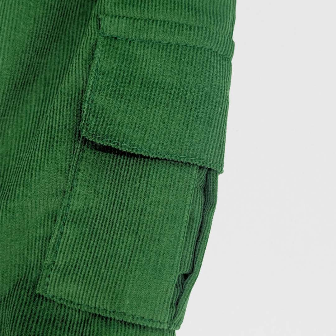 Frankie Pocket Corduroy Trousers | Green