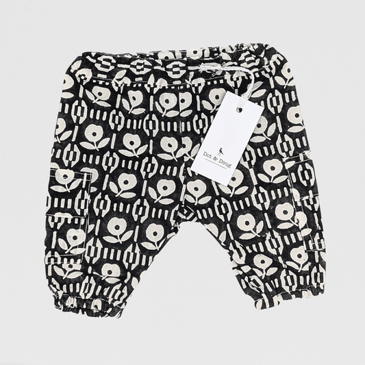 Frankie Pocket Trousers | Black/White