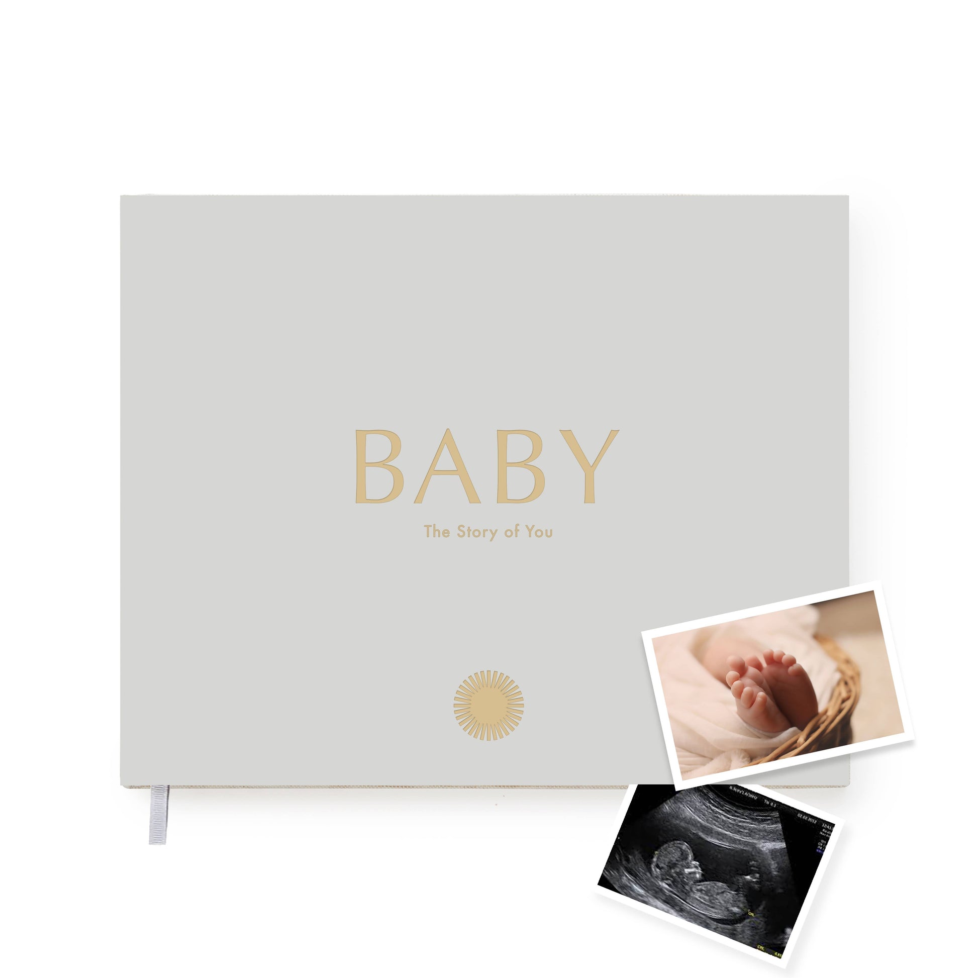 Grey Baby Journal - Baby Shower Gift - New Baby - Baby Gift