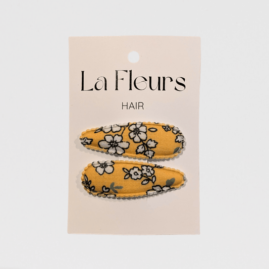 Hair Clips La Fleures Hair Clips | Yellow