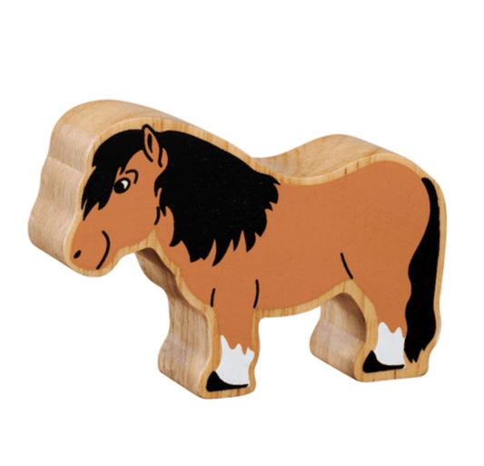 Lanka Kade | Wooden Brown Shetland Pony Toy