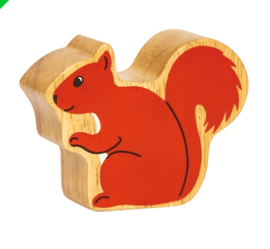 Lanka Kade | Wooden Red Squirrel Toy