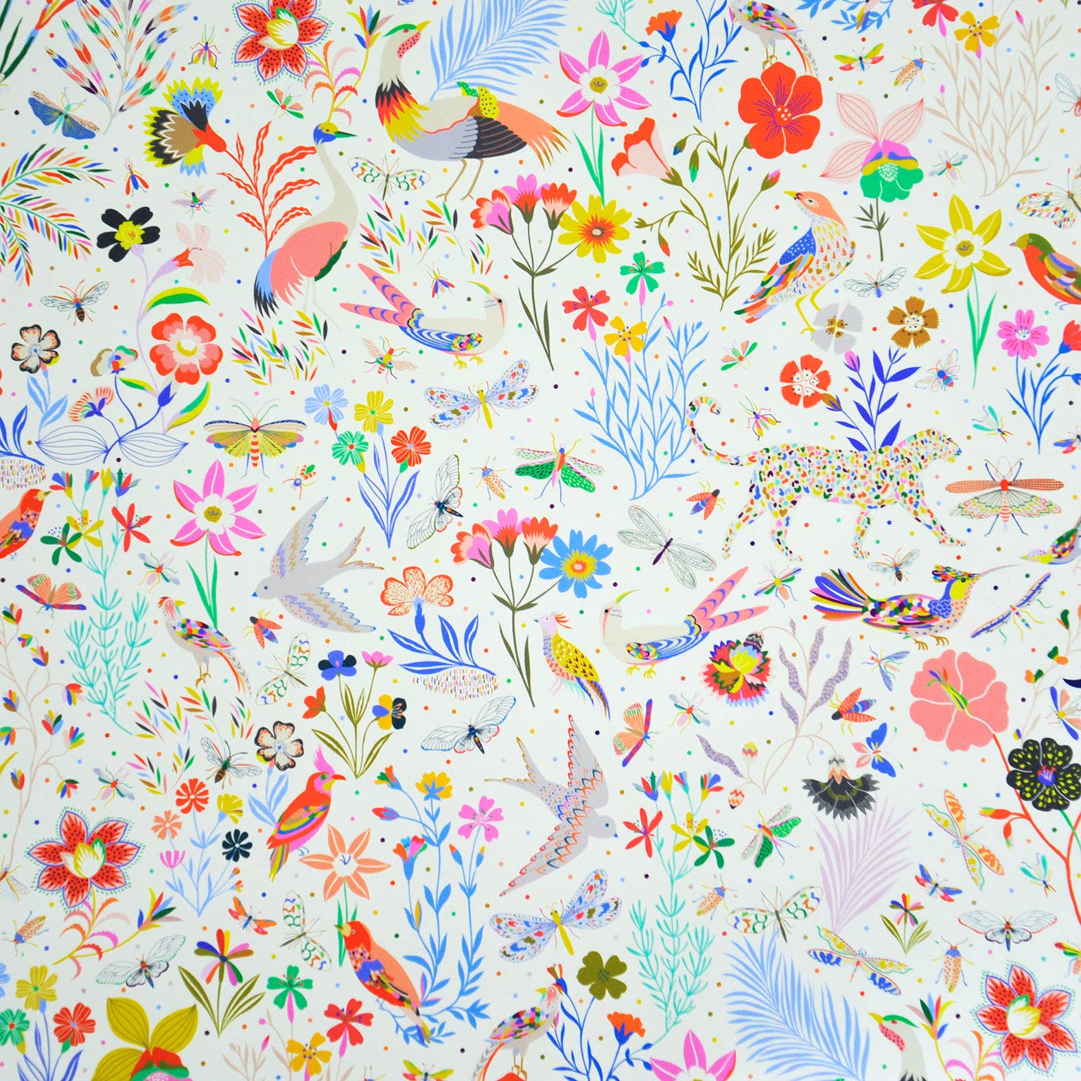 Leopard in Wonderland Wrapping Paper