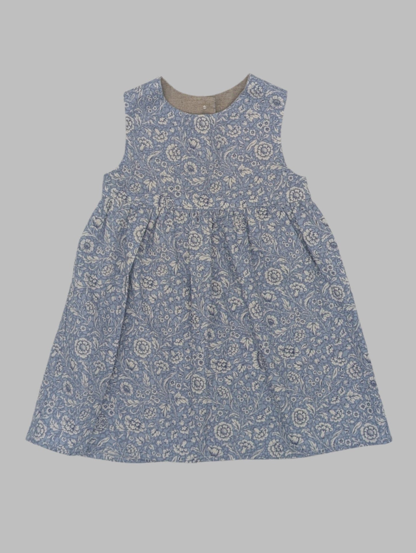 Light Blue Paisley Dress