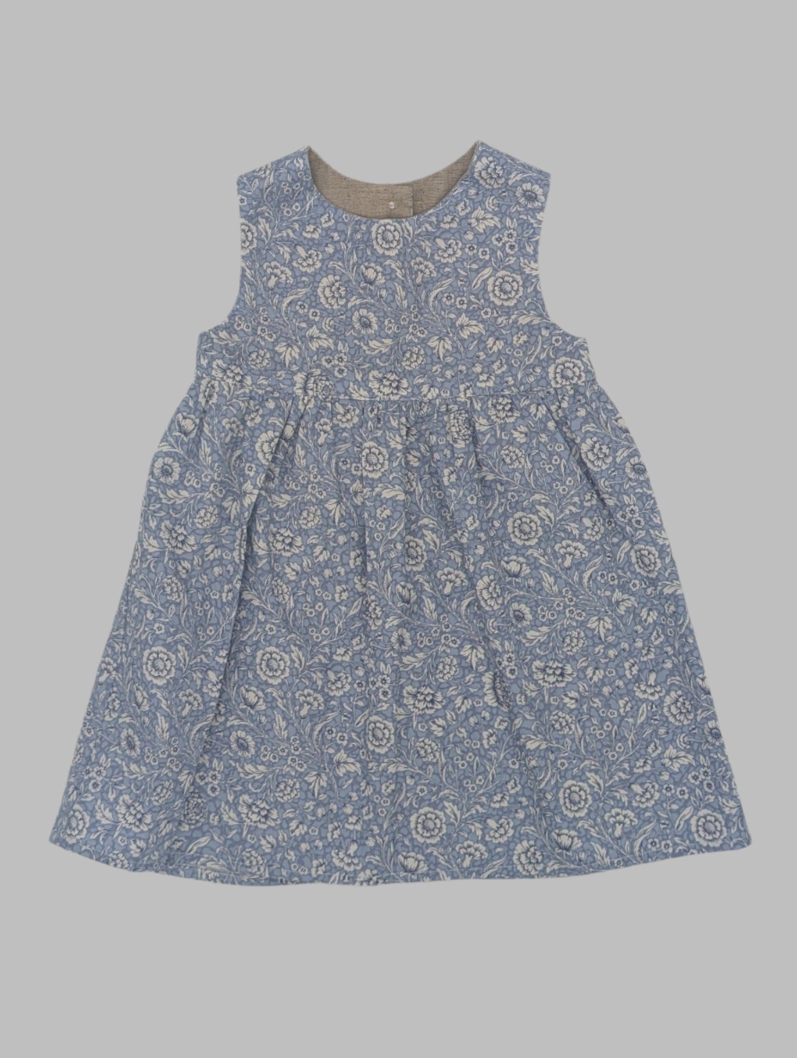 Light Blue Paisley Dress