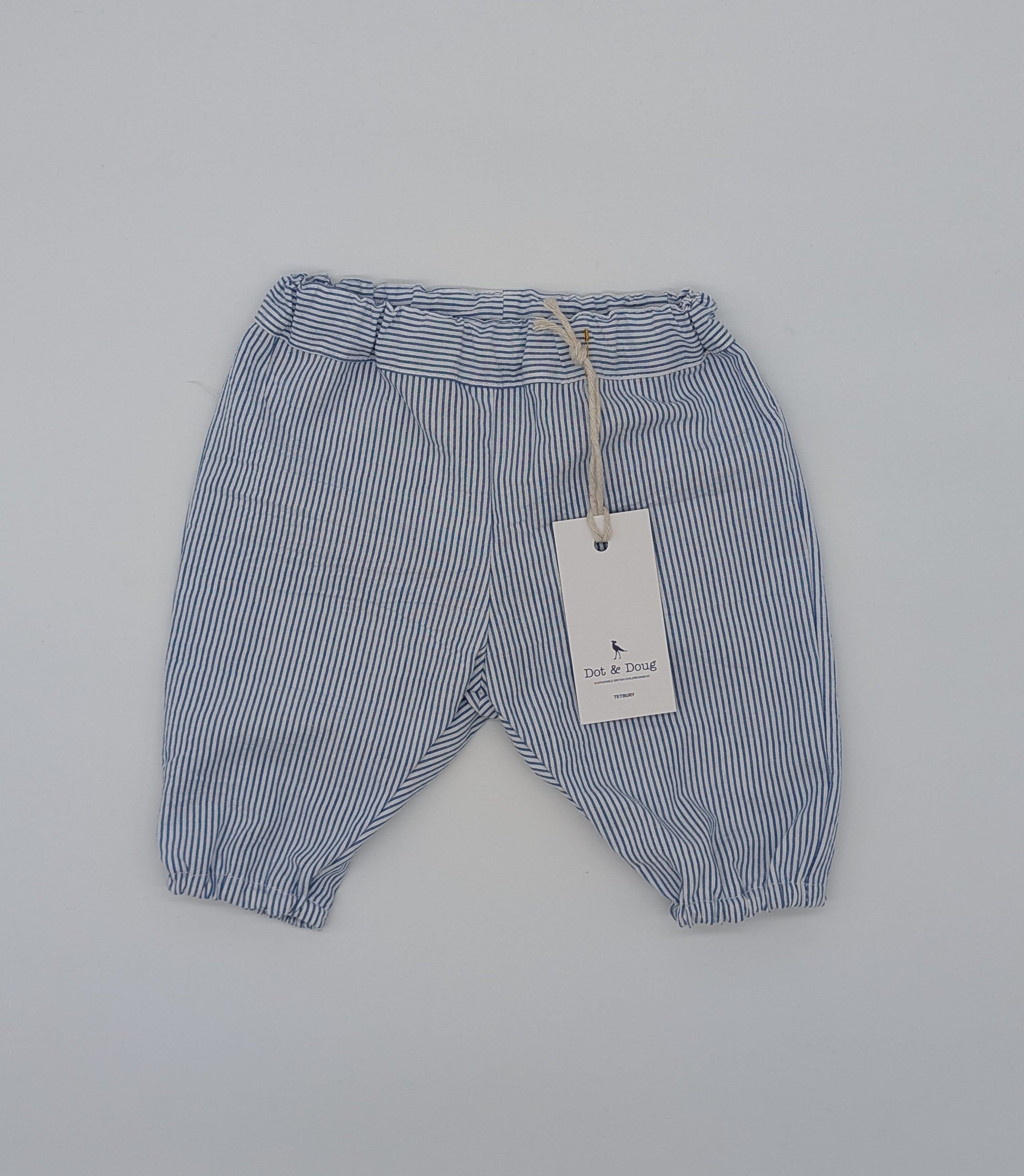 Light Blue Striped Trouser