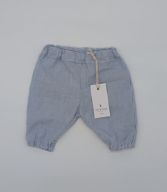 Light Blue Striped Trouser