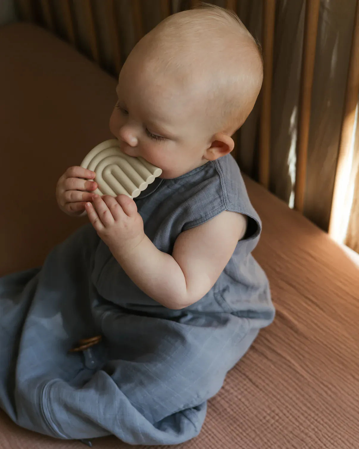 Clearance Mushie Baby teether | Rainbow